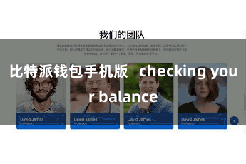 比特派钱包手机版 checking your balance