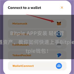 Bitpie APP安装 轻松管理多链资产，教你如何快速上手Bitpie钱包！