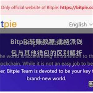 Bitpie转账教程 比特派钱包与其他钱包的区别解析