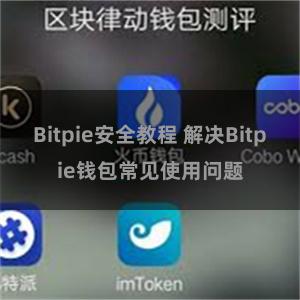 Bitpie安全教程 解决Bitpie钱包常见使用问题