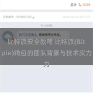 比特派安全教程 比特派(Bitpie)钱包的团队背景与技术实力