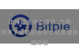 比特派去中心资产  为用户带来了全新的去中心化答理体验